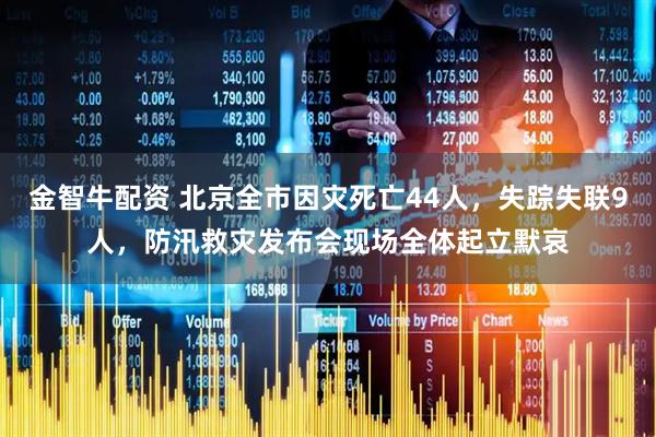 金智牛配资 北京全市因灾死亡44人，失踪失联9人，防汛救灾发布会现场全体起立默哀